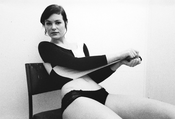 Courtney Streching Leotard
