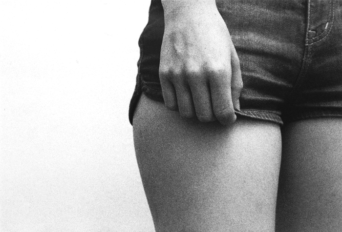 Shannon Playing With The Hem Of Her Shorts